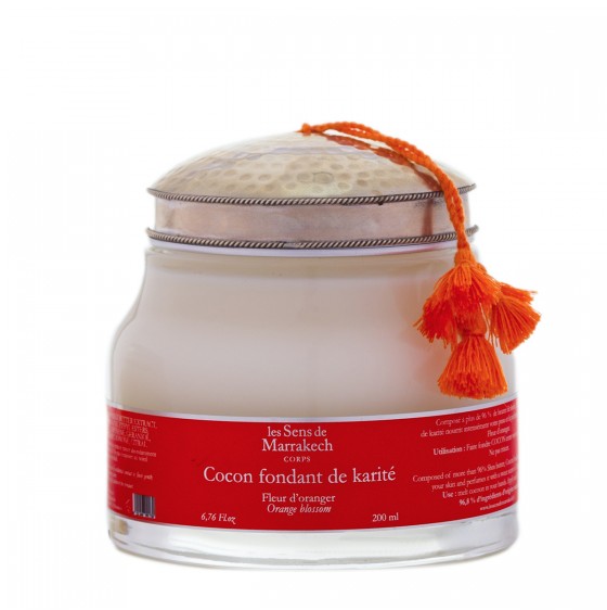 Cocon fondant de karité fleur d'oranger