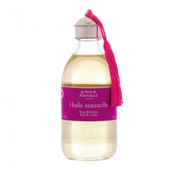 Huile sensuelle rose et santal