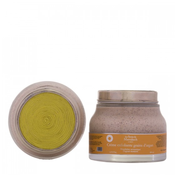 Exfoliating Cream with Argan grains Fragrant Mandarin