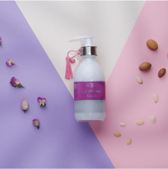 Rose and sandalwood Oriental milk