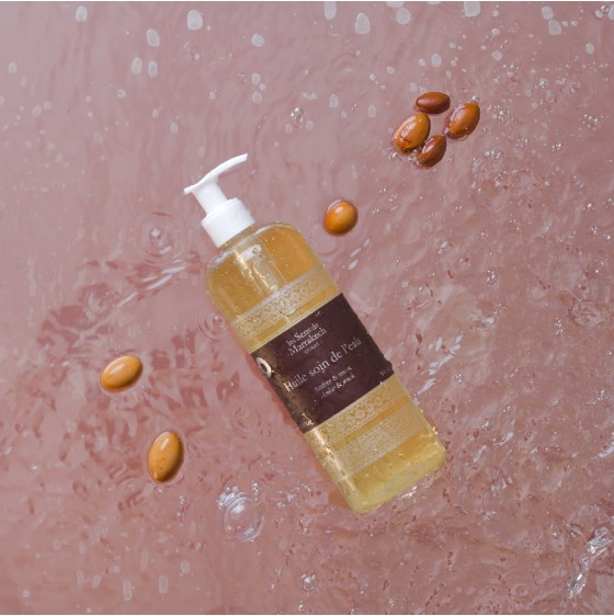 Huile soin de l'eau ambre et musc