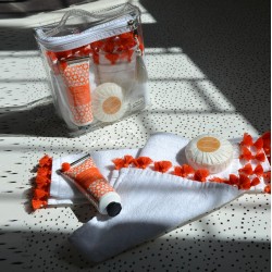 Orange blossom linen and care vanity