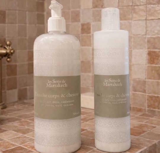 gel douche 2 en 1 cardamome les sens de marrakech