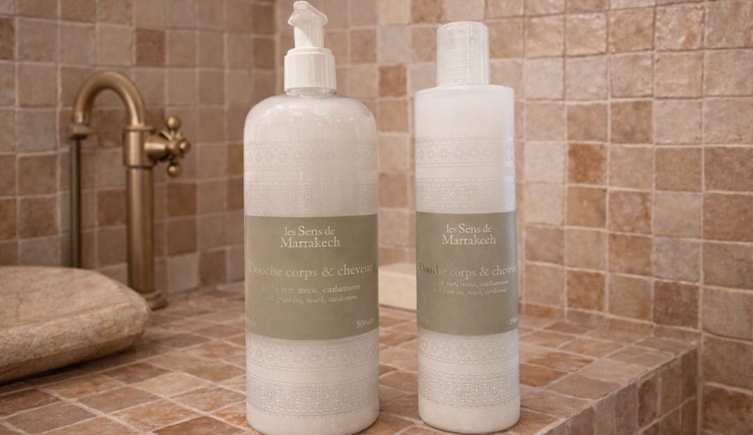 gel douche 2 en 1 cardamome les sens de marrakech