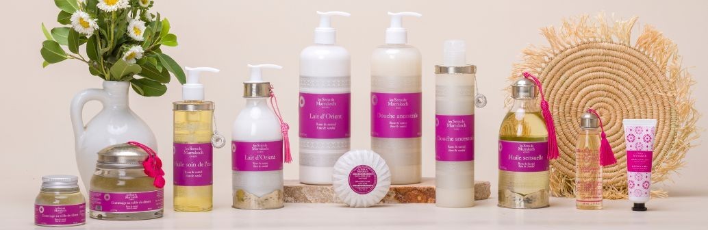 Rose and Sandalwood range of natural beauty products