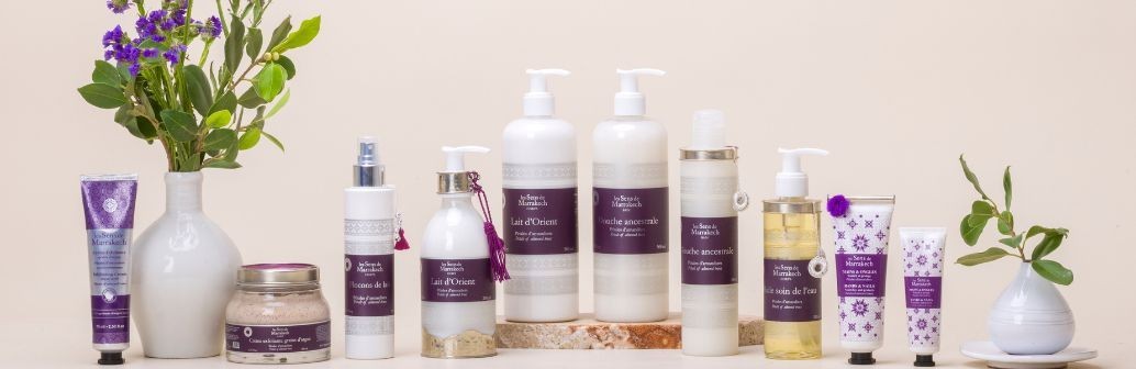 Almond blossom range of beauty products