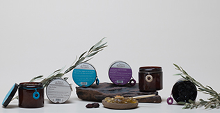 Black soap, rhassoul clay, natural argan