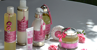 Rose and sandalwood range