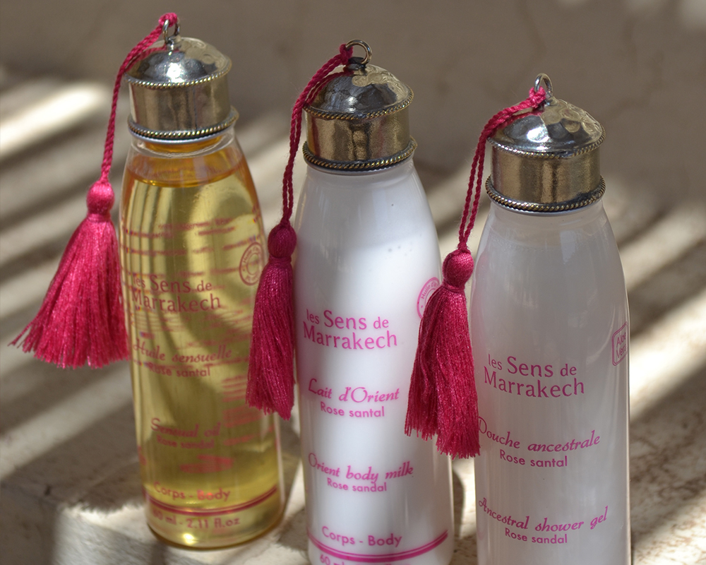 Rose & sandalwood travel size range