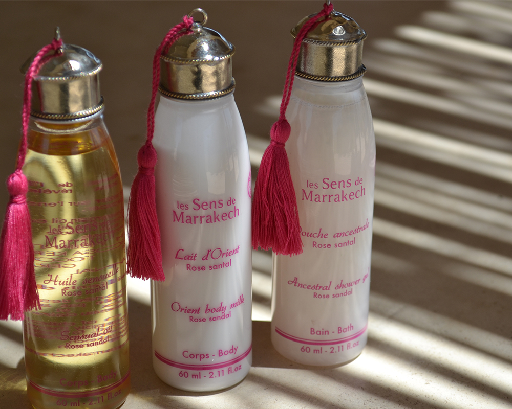 Rose & sandalwood travel size range